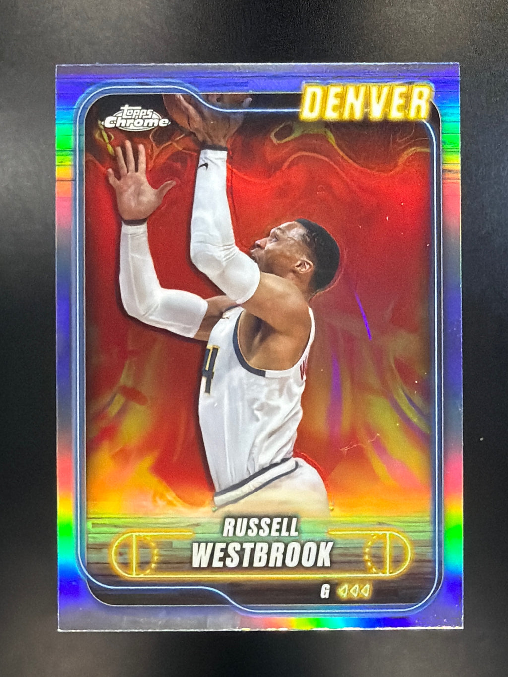 2024-25 Topps Chrome #125 Russell Westbrook Refractor