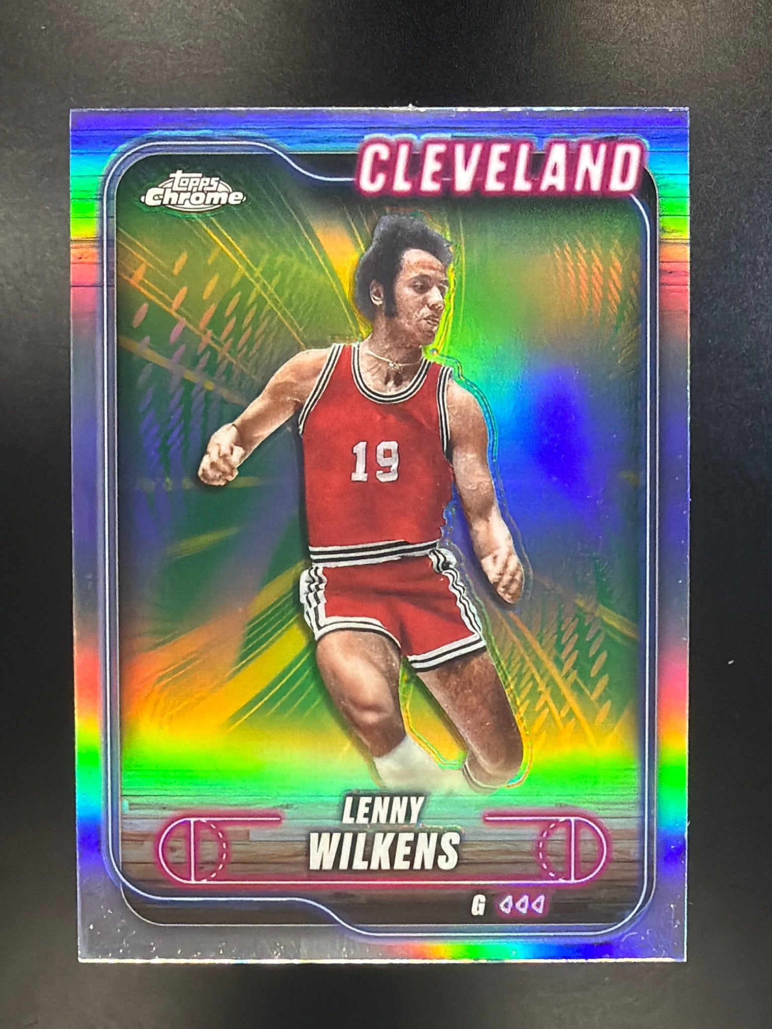 2024-25 Topps Chrome #14 Lenny Wilkens Refractor
