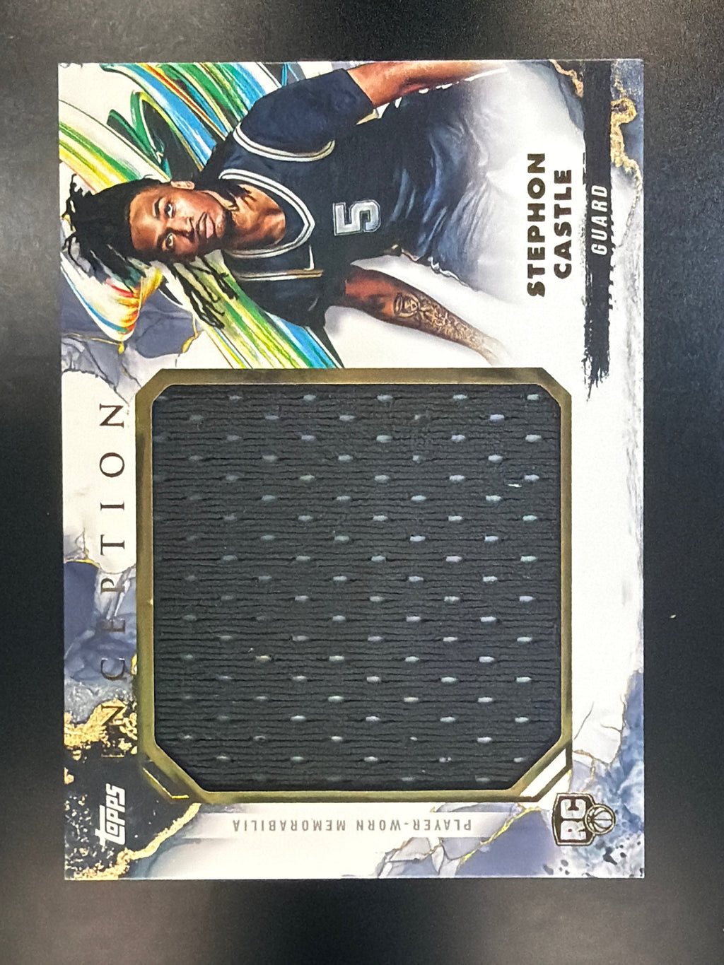 2024-25 Topps Inception #RJR-SC Stephon Castle Rookie Jumbo Relics