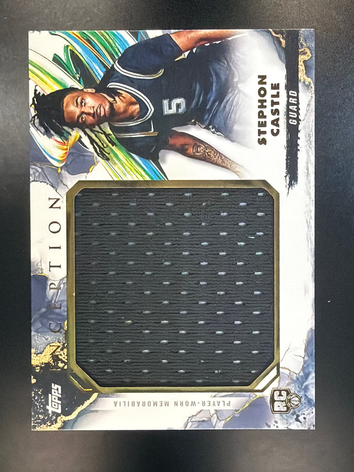 2024-25 Topps Inception #RJR-SC Stephon Castle Rookie Jumbo Relics