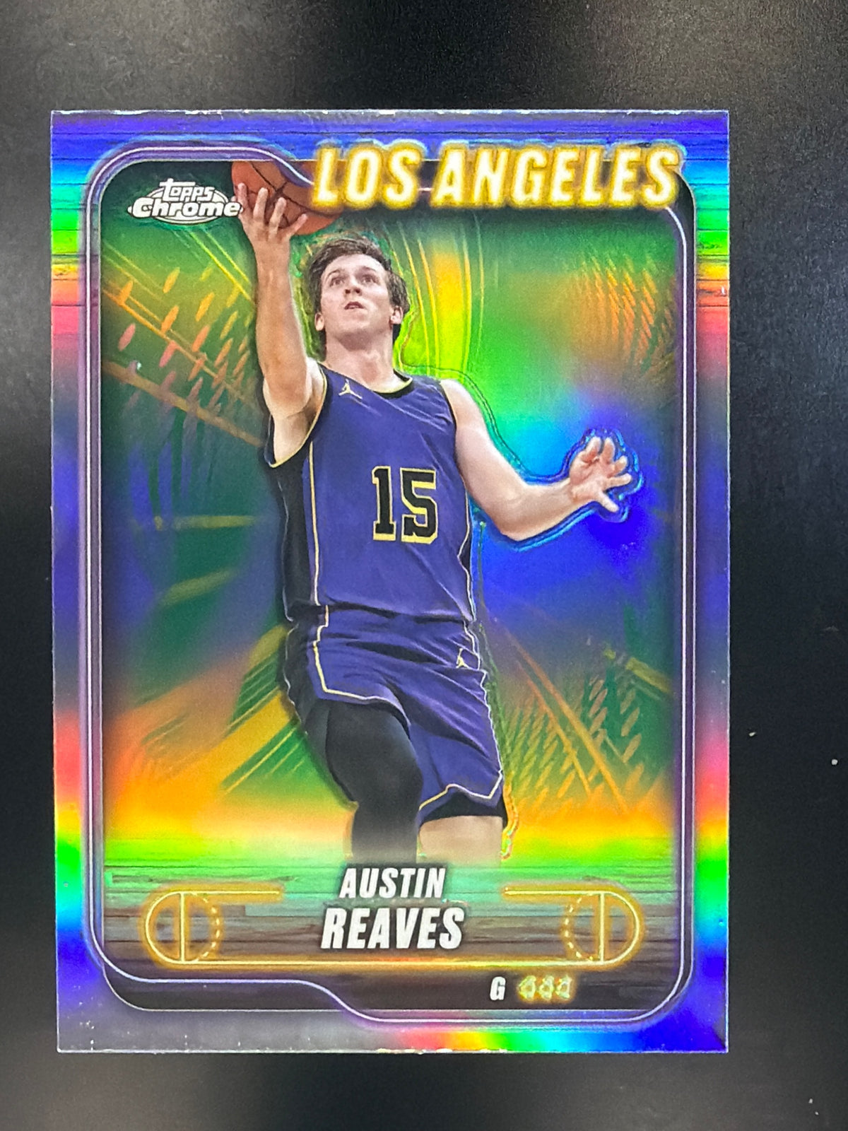 2024-25 Topps Chrome #87 Austin Reaves Refractor