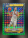 2024-25 Topps Chrome #187 Stephen Curry Green Geometric Refractor #/99
