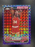 2024-25 Topps Chrome #115 Hakeem Olajuwon Purple Geometric Refractor #/129