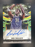 2024-25 Topps Inception #MLM-BW Ben Wallace Memory Lane Marks Camo #/10