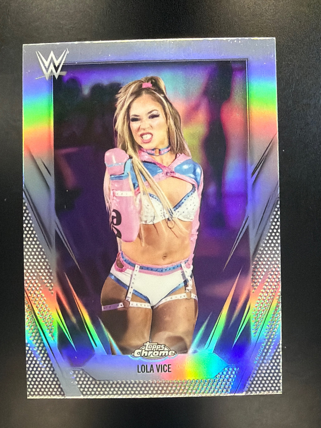 2026 Topps Chrome WWE #98 Lola Vice Refractor