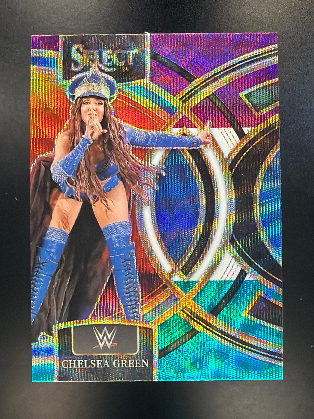 2024 Panini Select WWE #145 Chelsea Green Tri-Color Prizms