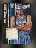 2015 Panini Black Friday #9 Karl-Anthony Towns Relics