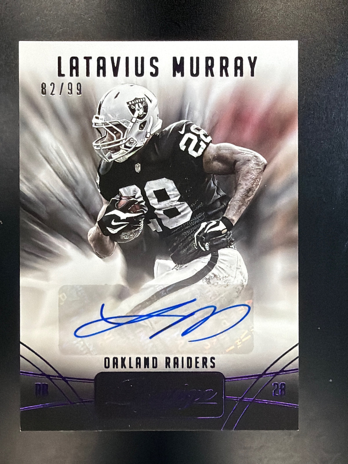2015 Panini Prestige #S-LM Latavius Murray Signatures #/99