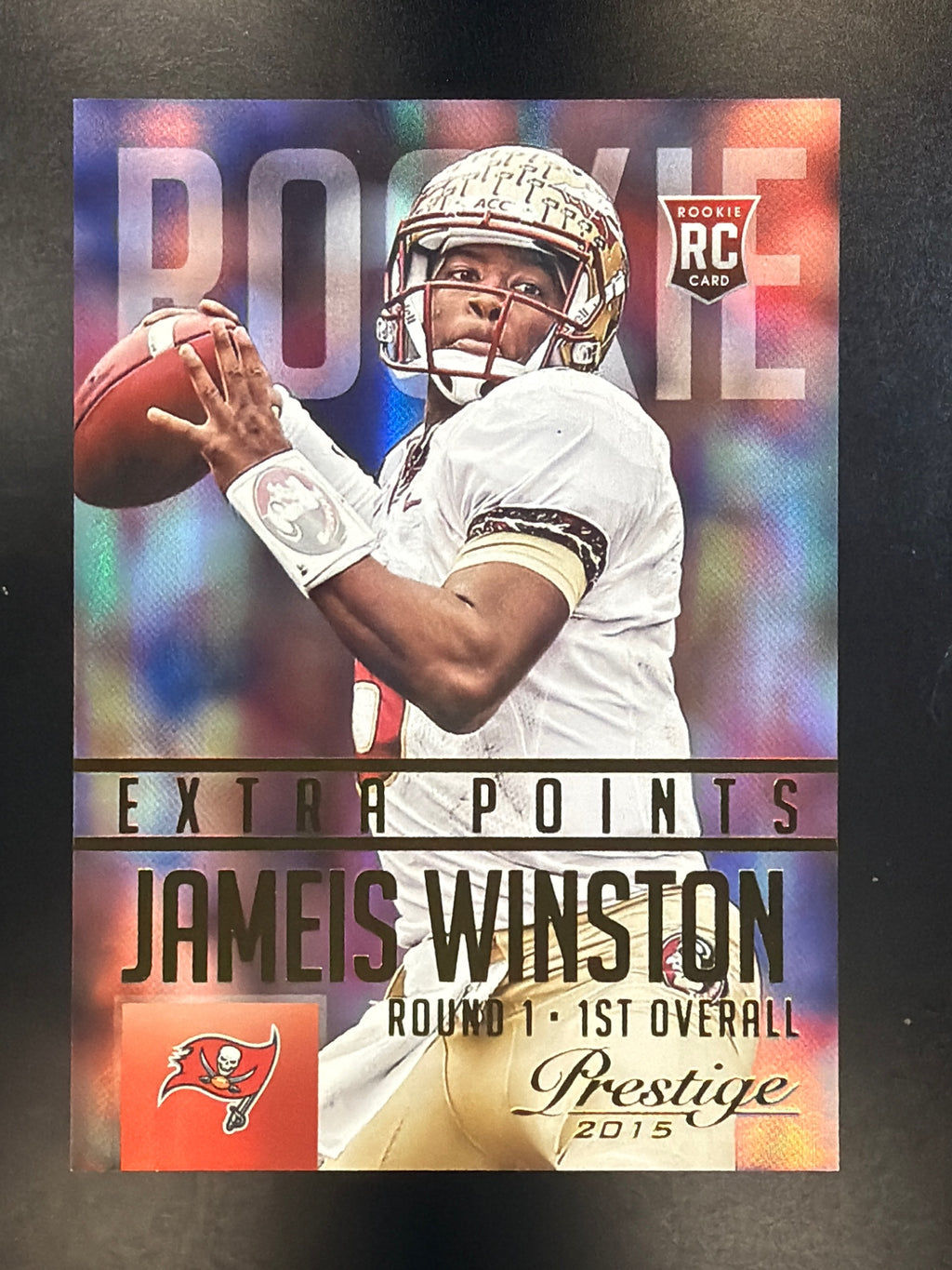 2015 Panini Prestige #244 Jameis Winston Extra Points Gold #/50