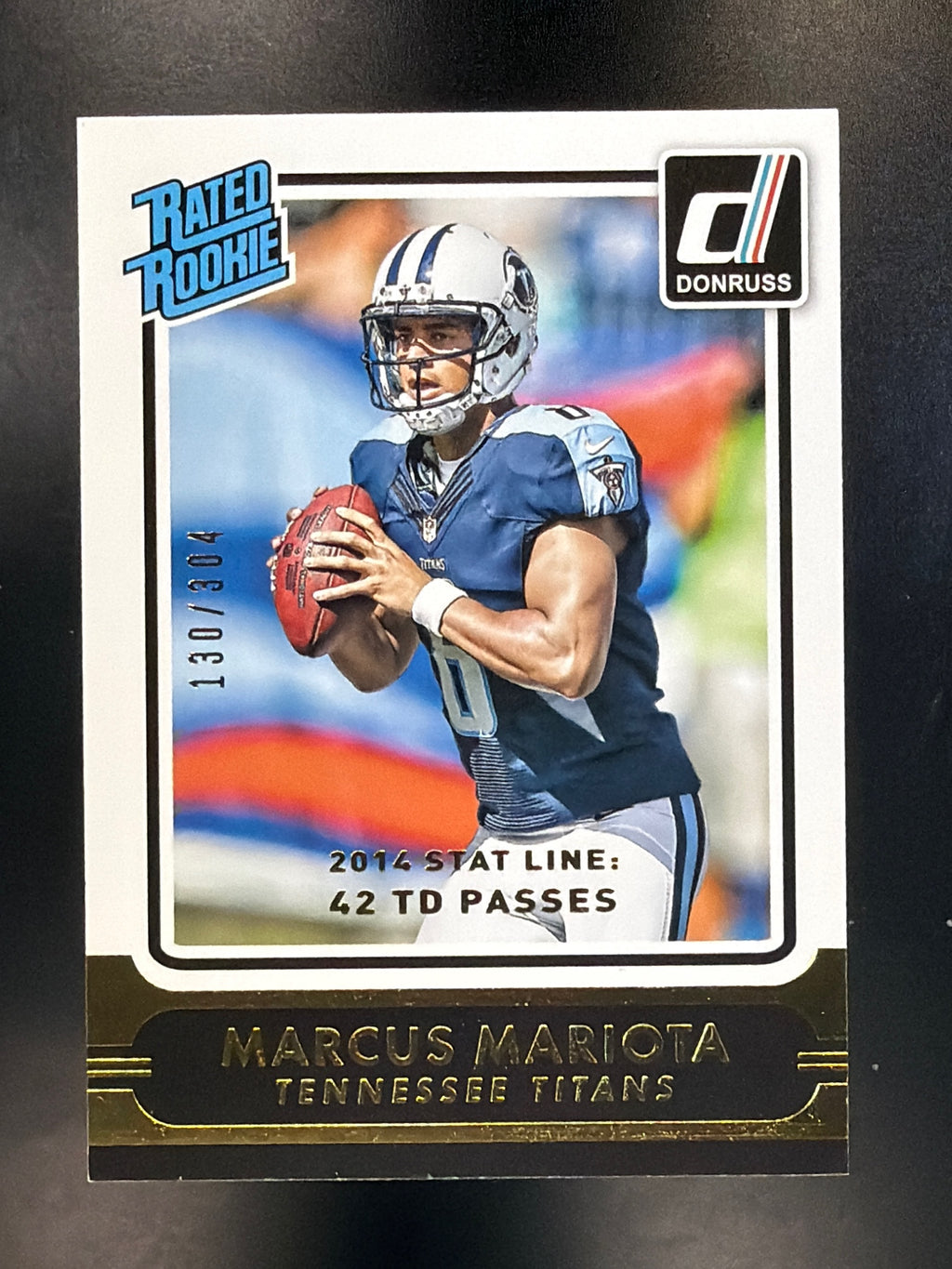 2015 Donruss #202 Marcus Mariota Stat Line Season #/304