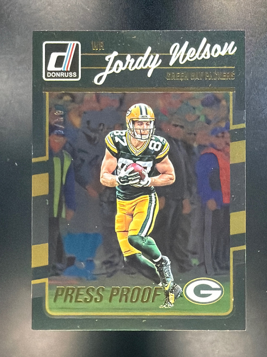 2016 Donruss #108 Jordy Nelson Press Proofs Gold #/50