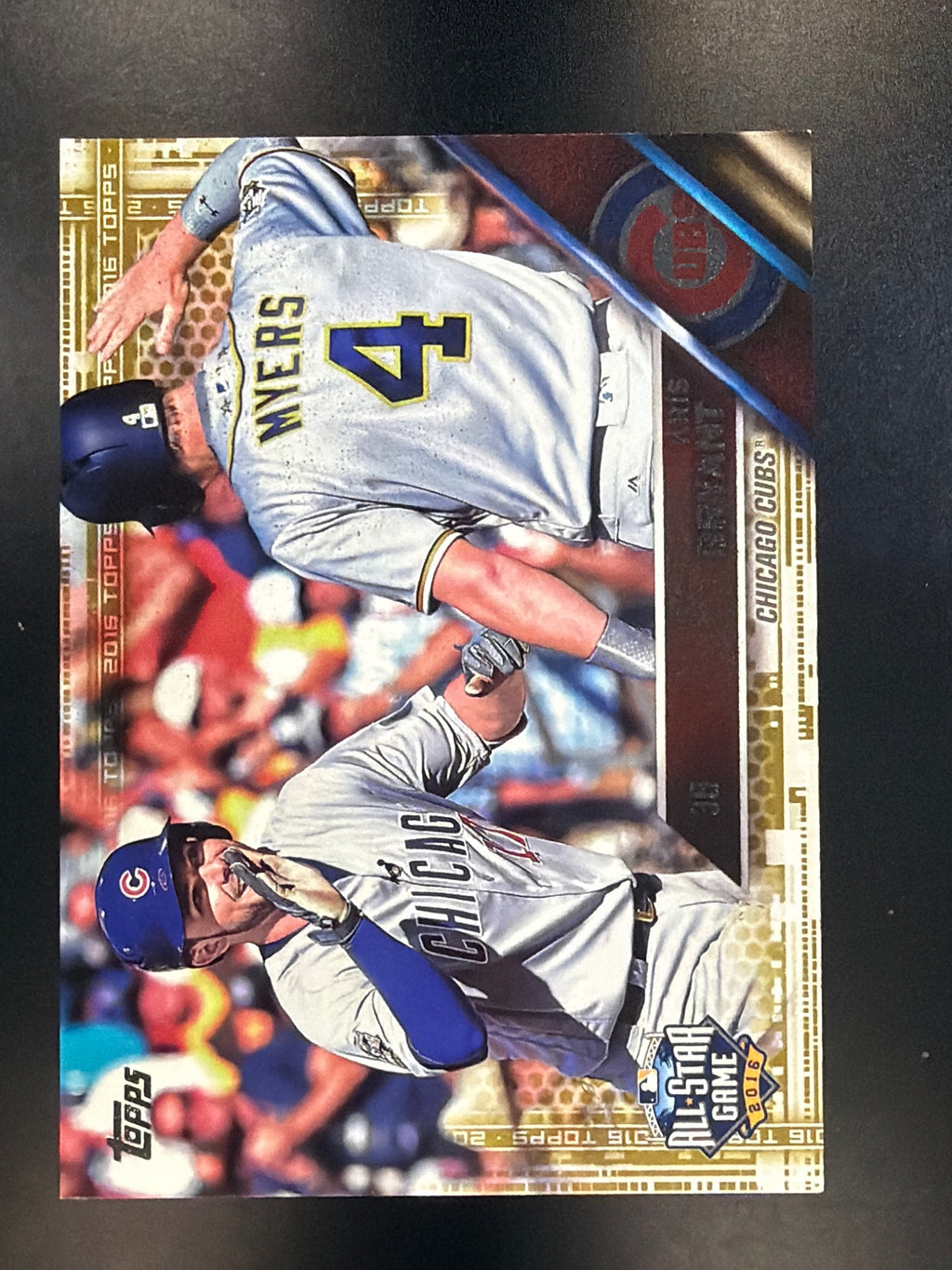 2016 Topps Update #US294 Kris Bryant Gold #/2016