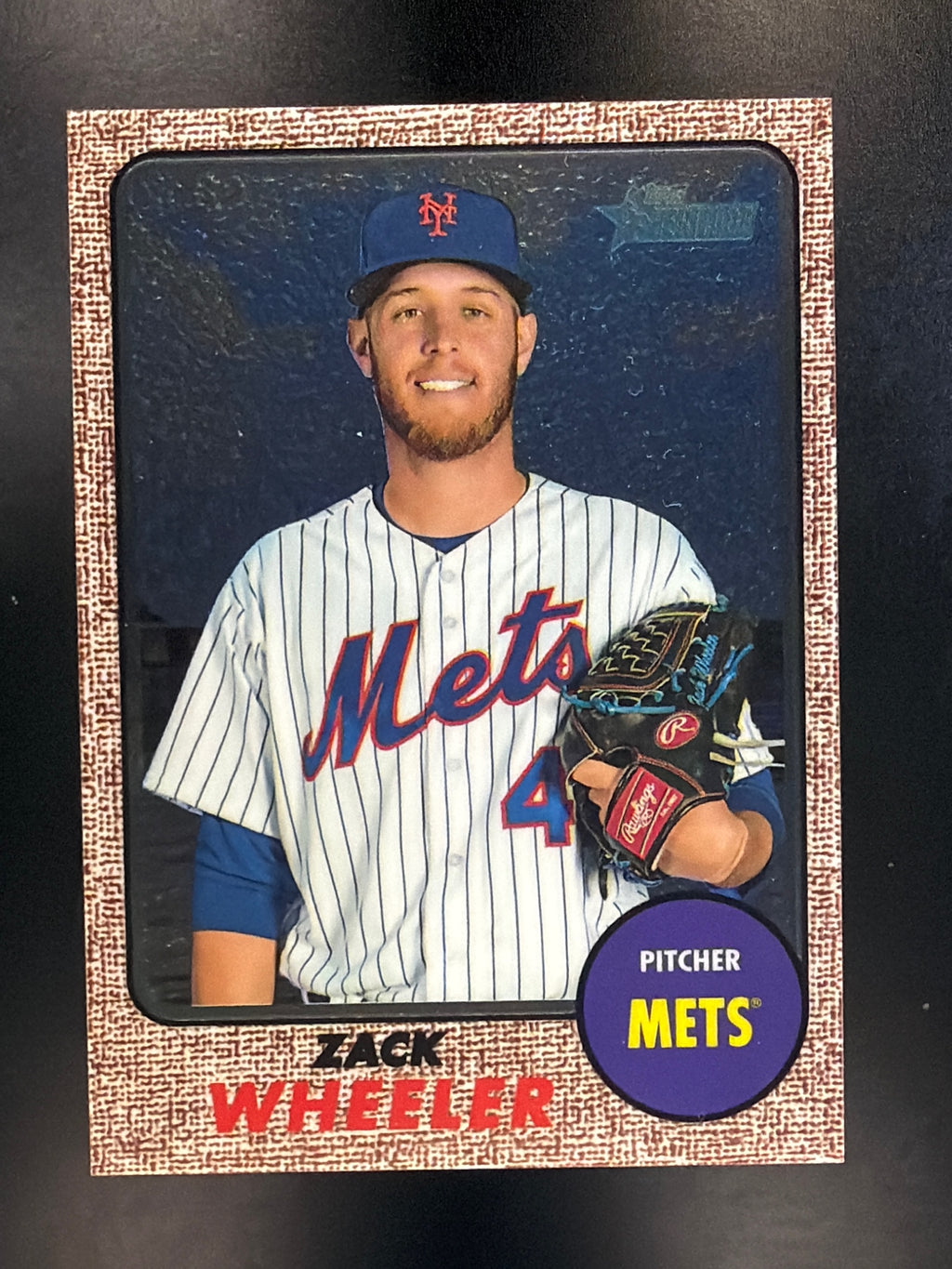 2017 Topps Heritage #THC-708 Zack Wheeler Chrome #/999