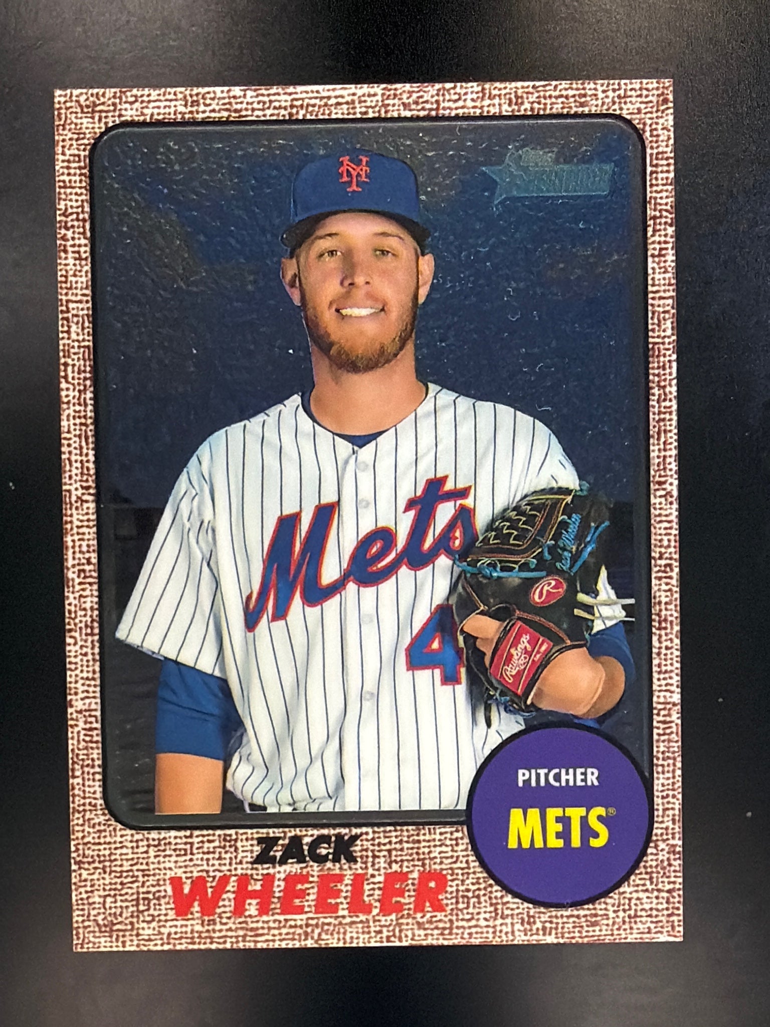 2017 Topps Heritage #THC-708 Zack Wheeler Chrome #/999