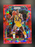 2021-22 Panini Prizm #248 Magic Johnson Red Ice