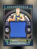 2023-24 Panini Obsidian #UM-POD Brandin Podziemski Unbreakable Memorabilia #/249