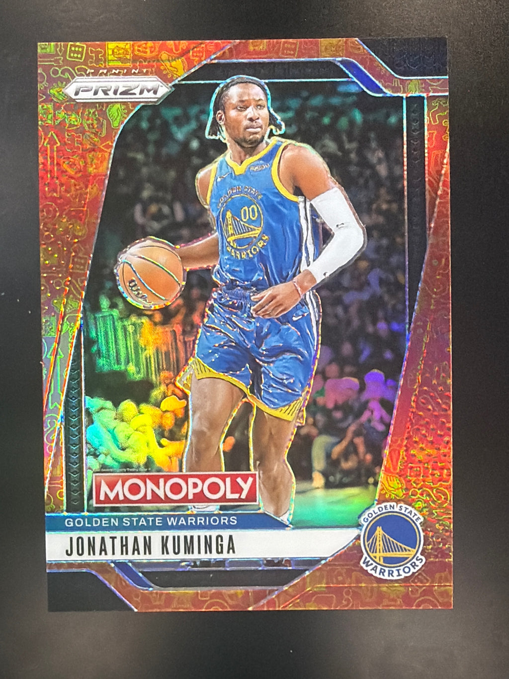 2024-25 Panini Prizm Monopoly #84 Jonathan Kuminga Millionaire Club Prizm #/1499