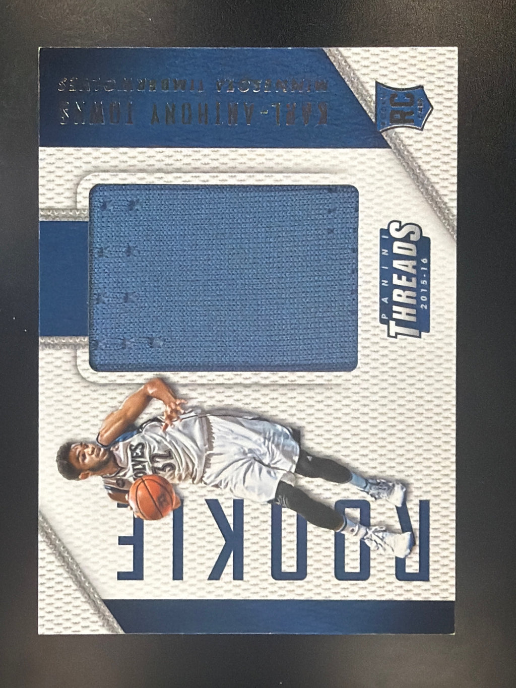2015-16 Panini Threads #4 Karl-Anthony Towns Rookie Threads