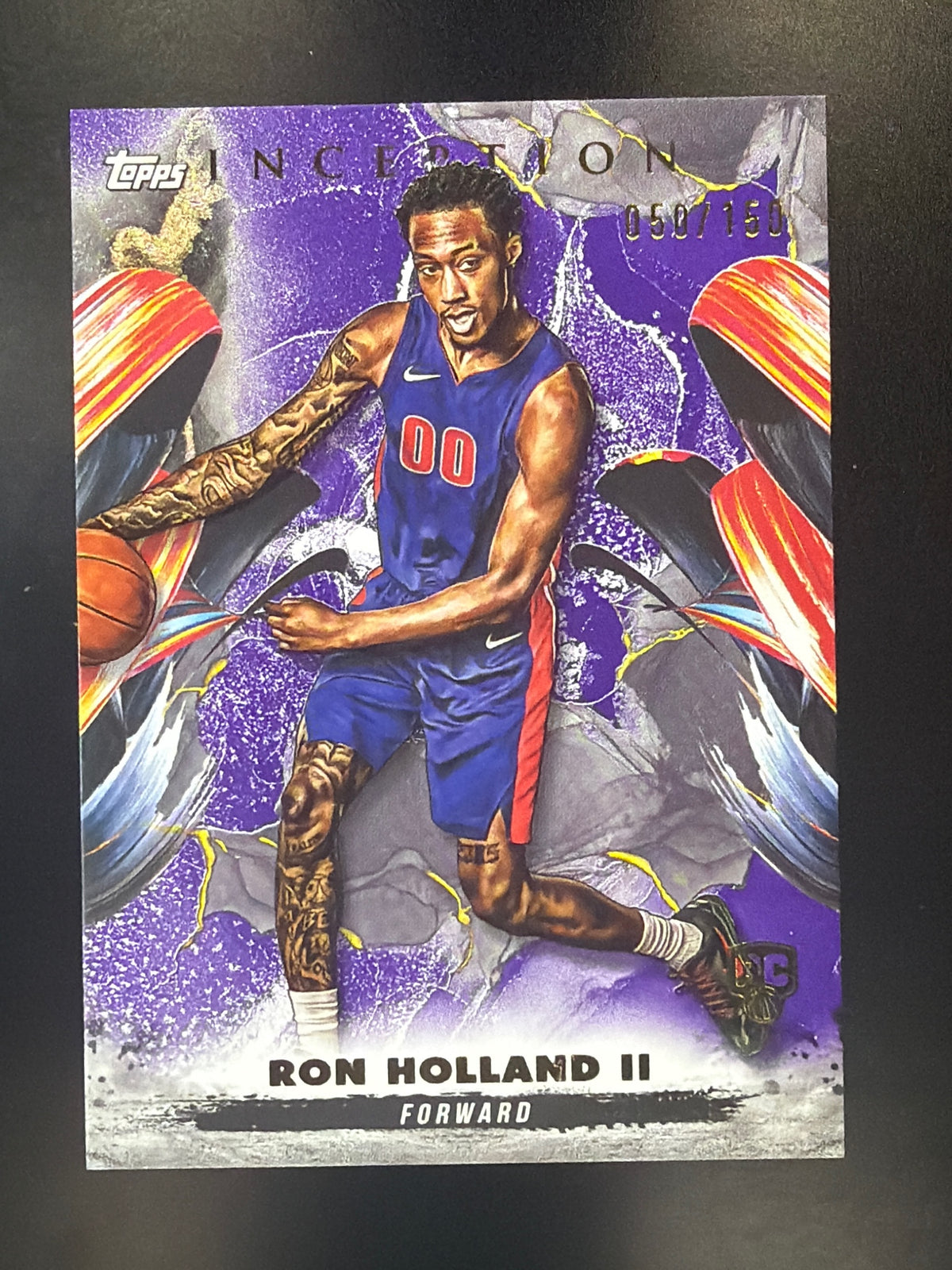 2024-25 Topps Inception #4 Ron Holland II Purple #/150