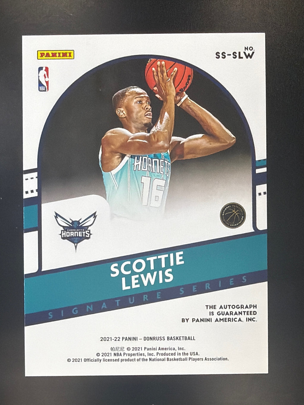 2021-22 Donruss #SS-SLW Scottie Lewis Signature Series