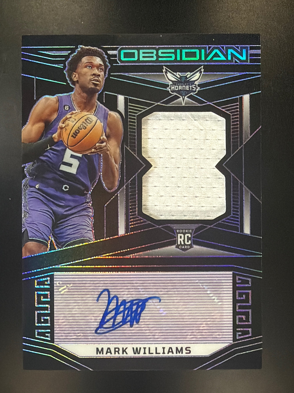 2022-23 Panini Obsidian #207 Mark Williams Electric Etch Purple #/75
