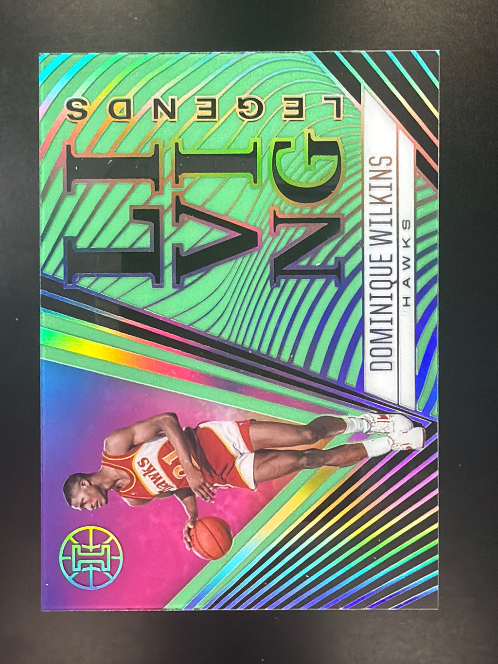 2020-21 Panini Illusions #11 Dominique Wilkins Living Legends Emerald