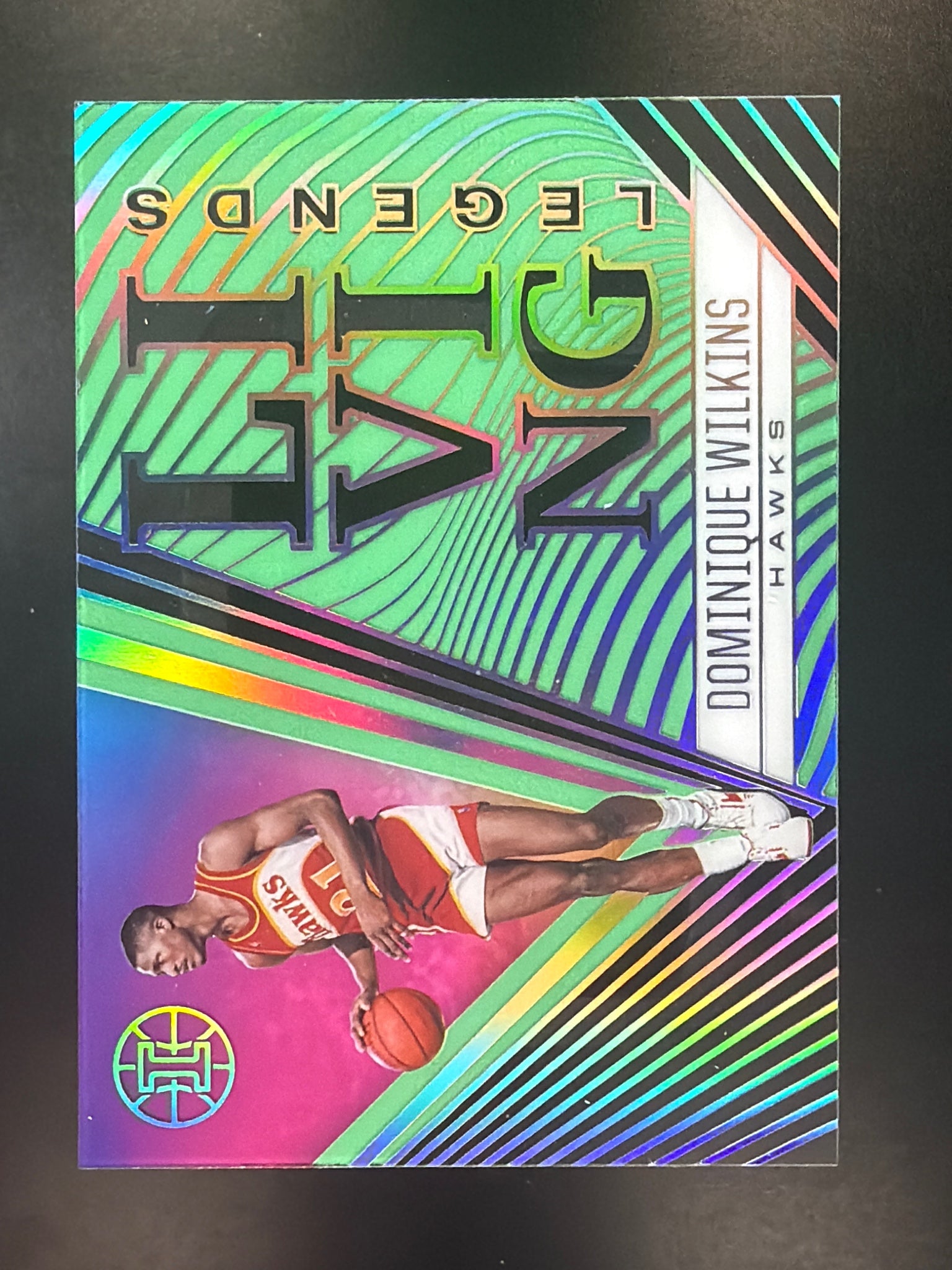 2020-21 Panini Illusions #11 Dominique Wilkins Living Legends Emerald