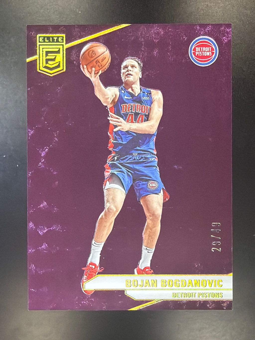 2023-24 Donruss Elite #30 Bojan Bogdanovic Purple #/49