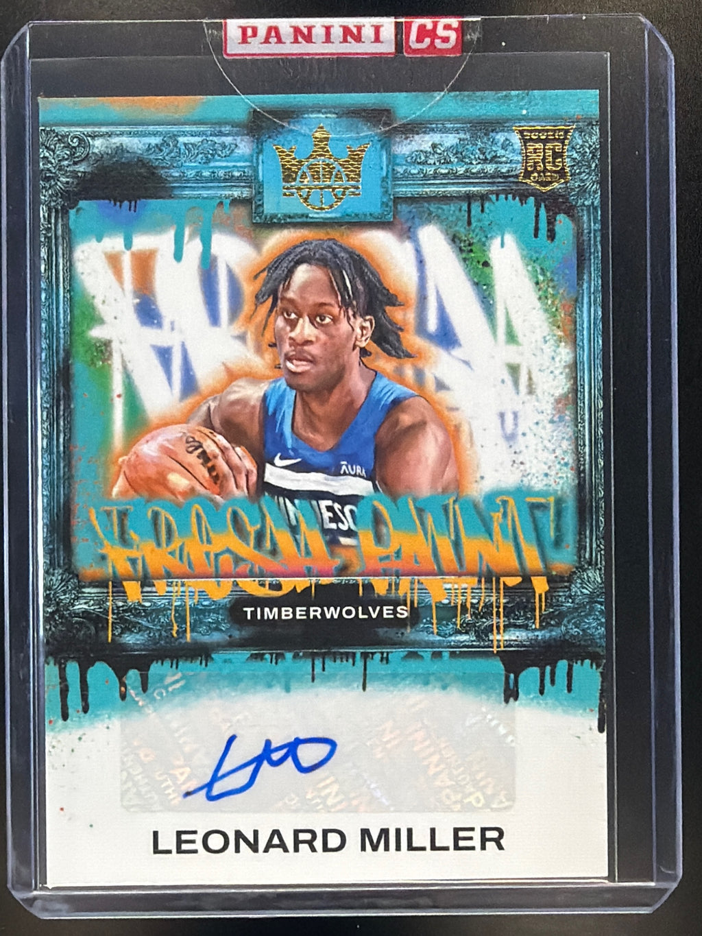 2023-24 Panini Court Kings #FP-LMM Leonard Miller Fresh Paint #/125