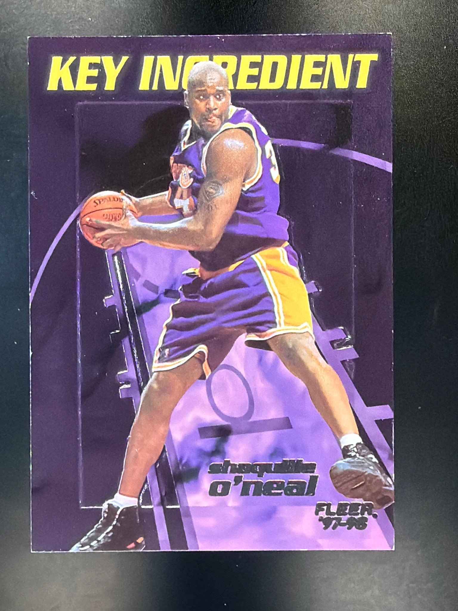 1997-98 Fleer #9 Shaquille O'Neal Key Ingredient