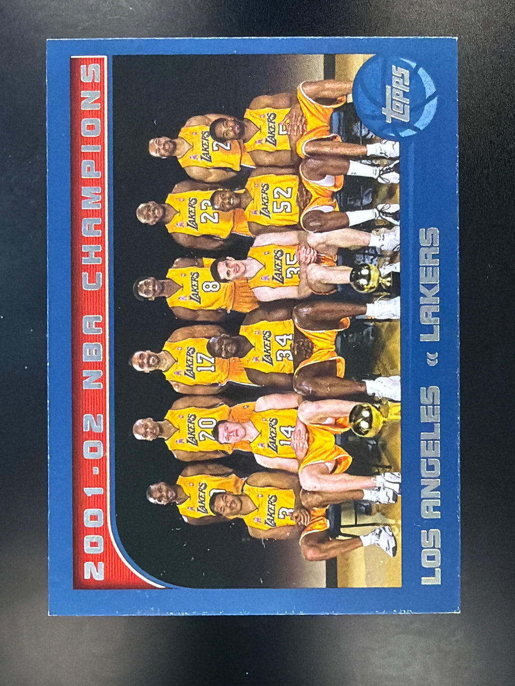 2002-03 Topps #184 2001-02 NBA Champions