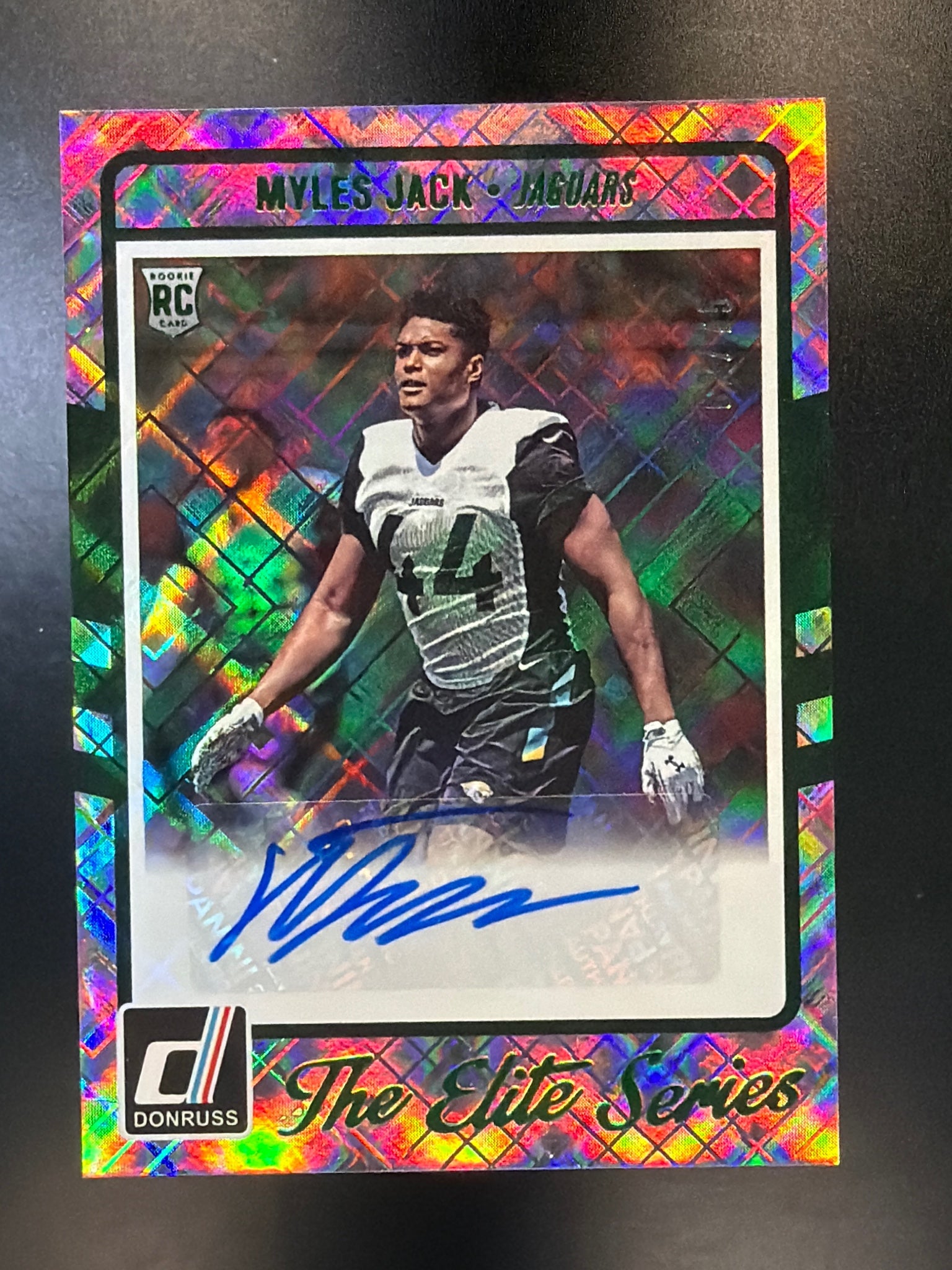2016 Donruss #16 Myles Jack The Elite Series Rookies Autographs #/75