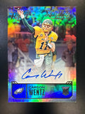 2016 Panini Prestige #CW Carson Wentz Rookies Signatures Xtra Points Gold #/50
