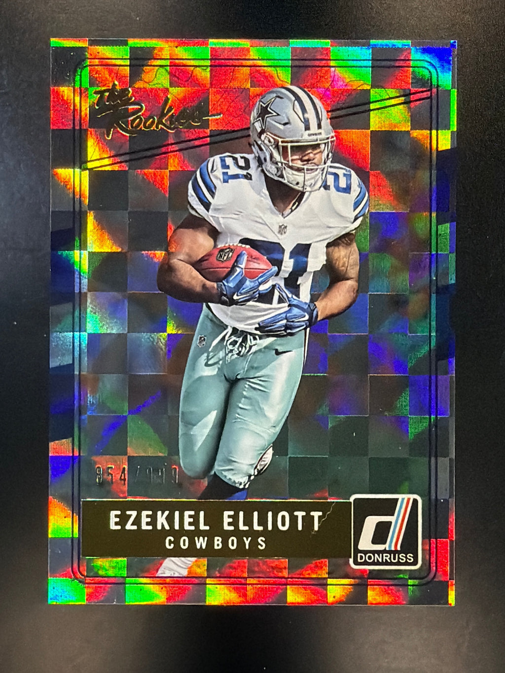2016 Donruss #10 Ezekiel Elliott The Rookies #/999