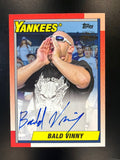 2017 Topps Archives #FFA-BV Bald Vinny Fan Favorites Autographs Blue #/75
