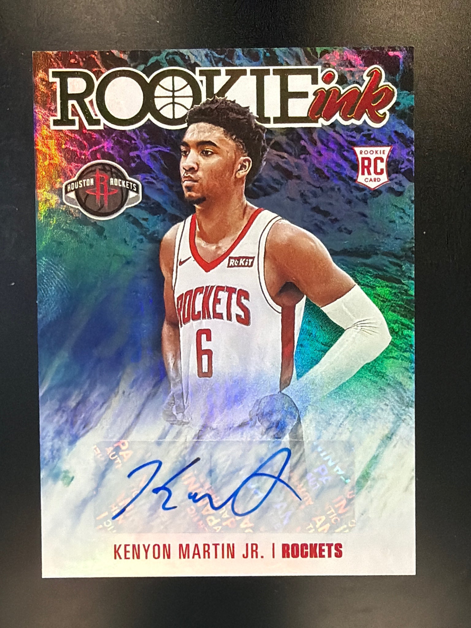 2020-21 Hoops #RI-KMJ Kenyon Martin Jr. Rookie Ink
