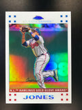 2007 Topps Chrome #273 Andruw Jones White Refractors #/660