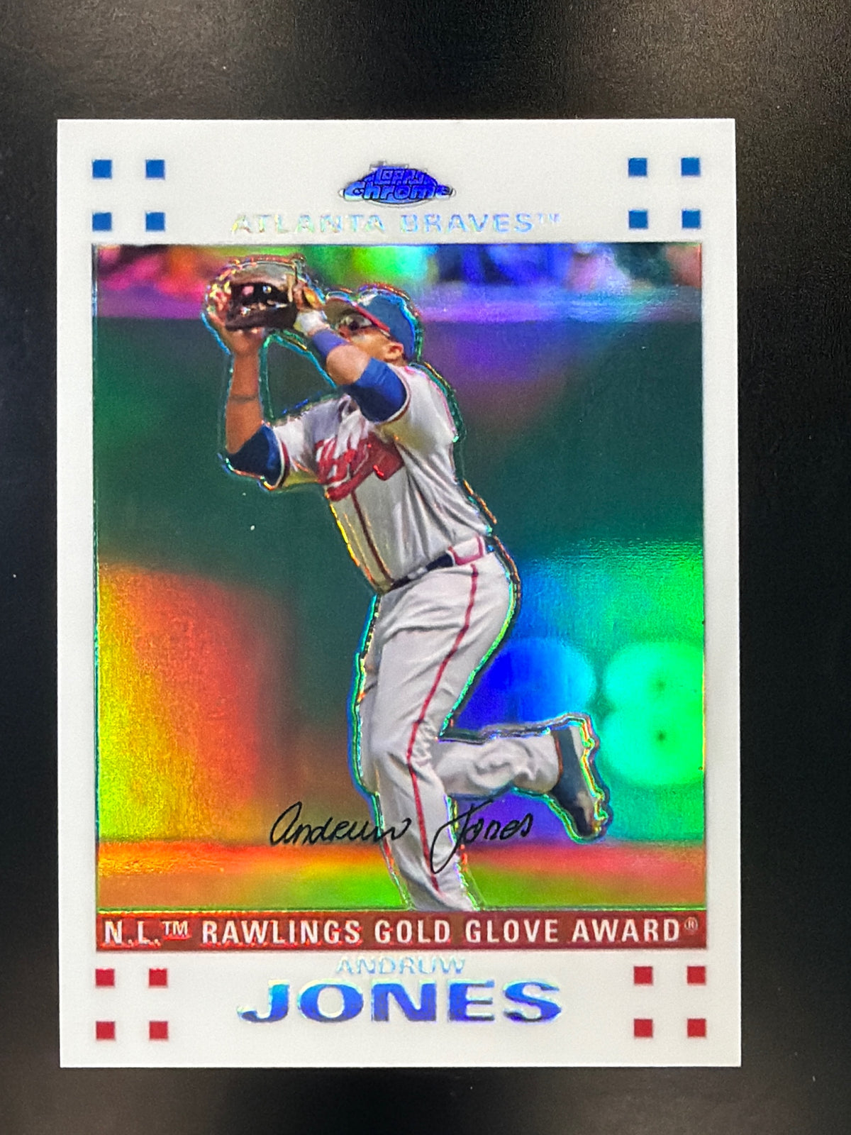2007 Topps Chrome #273 Andruw Jones White Refractors #/660
