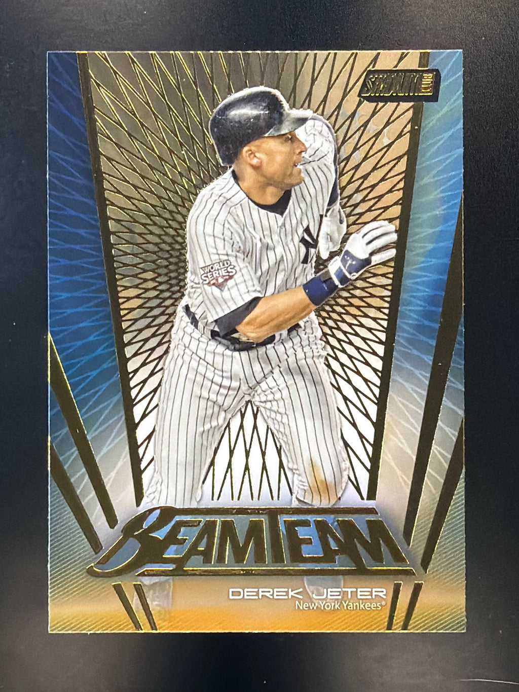 2017 Stadium Club #BT-DJ Derek Jeter Beam Team Gold