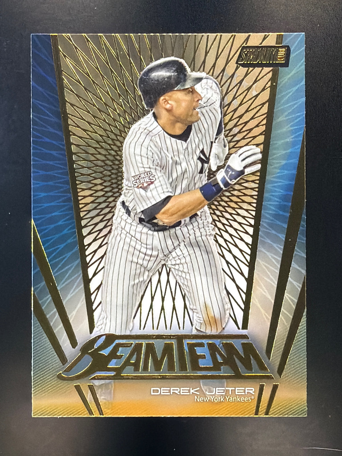 2017 Stadium Club #BT-DJ Derek Jeter Beam Team Gold