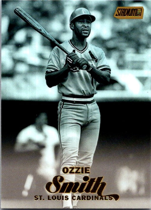 2017 Stadium Club #218 Ozzie Smith Gold Foil
