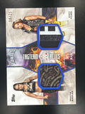 2025 Topps Exalted WWE #TT-BS Shayna Baszler/Zoey Stark Tag Team Relics Blue /25
